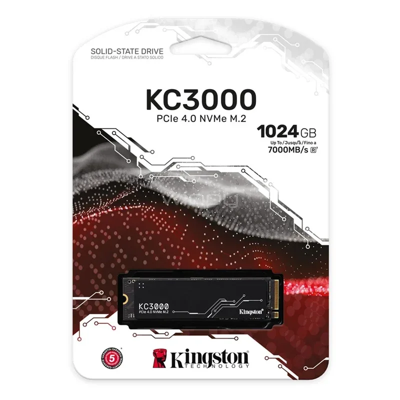 SSD Kingston KC3000 1024 GB M.2 NVMe PCIe 4.0